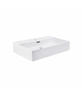 Раковина Qtap Nando K 600х355х125 White с донным клапаном QT12117060KW