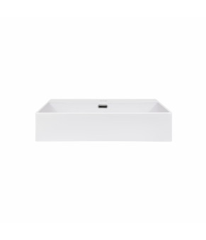 Раковина Qtap Nando K 600х355х125 White с донным клапаном QT12117060KW