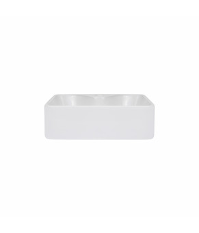 Раковина-чаша Qtap Crow 400х300х140 White с донным клапаном QT05117040JW