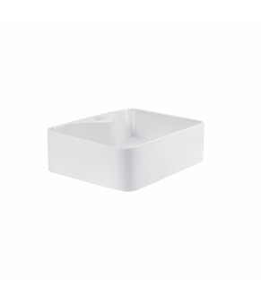 Раковина-чаша Qtap Crow 400х300х140 White с донным клапаном QT05117040JW