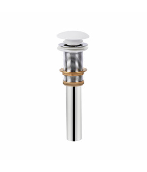 Раковина-чаша Qtap Kolibri 370х370х120 White с донным клапаном QT10118037FW