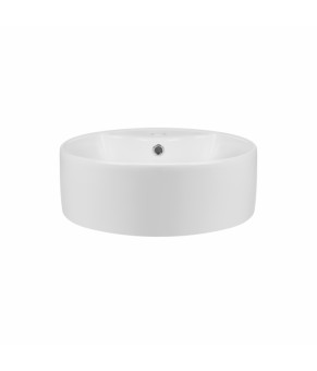 Раковина-чаша Qtap Scorpio 460х460х155 White с донным клапаном QT14117046LW