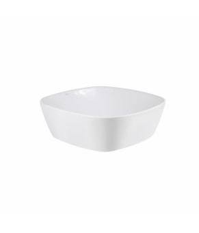 Раковина-чаша Qtap Kolibri 400х400х140 White с донным клапаном QT10117040TW