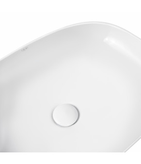 Раковина-чаша Qtap Cardinal 600х380х140 White с донным клапаном QT04117060TW