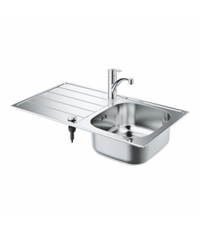 Набор Grohe мойка кухонная K200 + смеситель Eurosmart 31565SD1