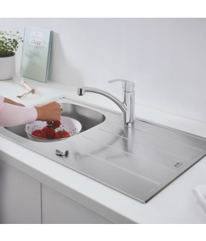 Набор Grohe мойка кухонная K200 + смеситель Eurosmart 31565SD1