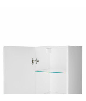 Пенал подвесной Qtap Robin 350х1650х316 White/Whitish oak QT1376PN1651LWWO