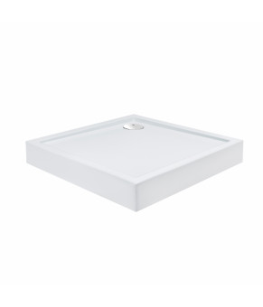 Набор Qtap душевая кабина Presto New CRM1099SC5 Clear 2020х900х900 мм + поддон Tern 309912C 90x90x12 см с сифоном