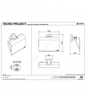 Держатель для туалетной бумаги SONIA TECNO PROJECT 116966