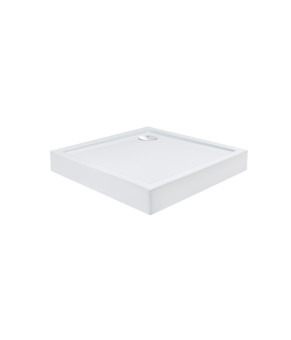 Набор Qtap душевая кабина Presto New CRM1088SC5 Clear 2020х800х800 мм + поддон Tern 308812C 80x80x12 см с сифоном