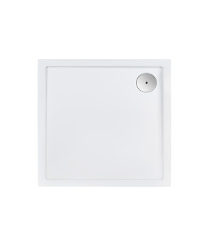 Набор Qtap душевая кабина Presto New CRM1088SC5 Clear 2020х800х800 мм + поддон Tern 308812C 80x80x12 см с сифоном