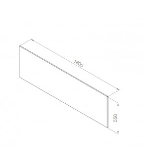 Панель фронтальная для ванны, 180х80 см AM.PM Inspire 2.0 W52A-180-080W-P