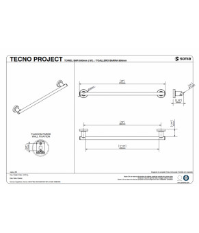 Держатель для полотенец SONIA TECNO PROJECT (116805)
