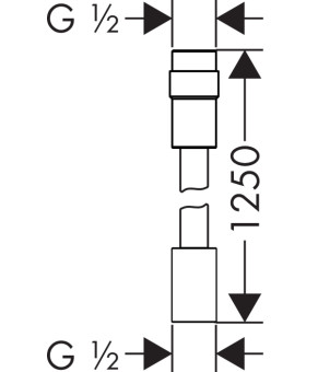 Шланг Axor 28127340