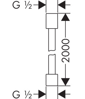 Шланг Axor 28284250
