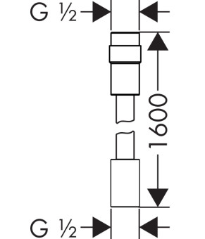 Шланг Axor 28128250