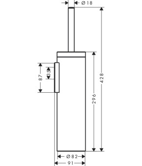 Ершик Axor Universal Circular 42855000