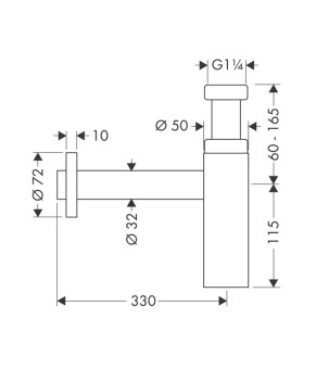 Сифон Axor Flowstar S 51305260