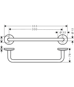 Поручень Axor Universal Circular 42813000