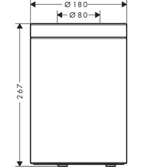 Ведро Axor Universal Circular 42872000