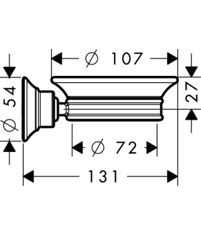 Мыльнца Axor Montreux 42033310