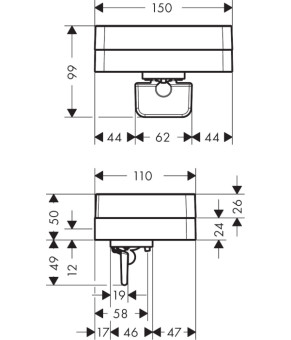 Дозатор Axor Universal Softsquare 42819310