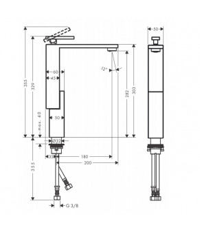 Смеситель Axor Edge 46030300