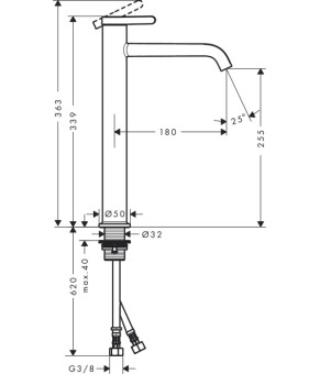 Смеситель Axor One 48002000