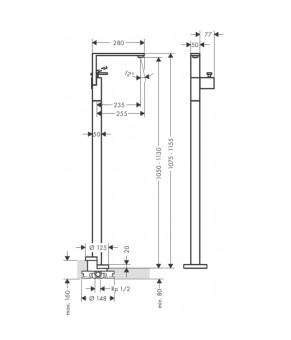 Смеситель Axor Edge 46040300