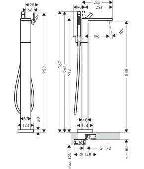 Смеситель Axor MyEdition 47442260