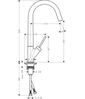 Смеситель Axor Starck 10822990