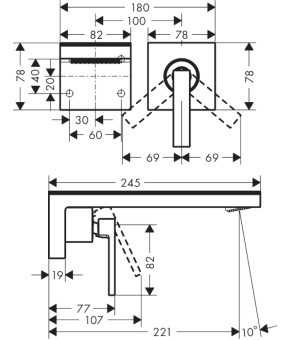 Смеситель Axor MyEdition 47062990