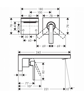 Смеситель Axor MyEdition 47062260