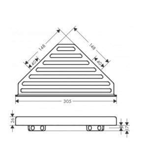 Полка Hansgrohe Addstoris 41741340