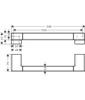 Поручень Hansgrohe Addstoris 41744990