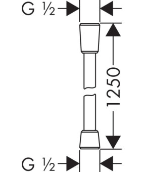Шланг Hansgrohe Isiflex 28272700