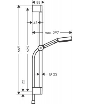 Душевой набор Hansgrohe Pulsify ShowerSelect 24160700