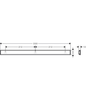 Держатель Hansgrohe Wallstoris 27902670