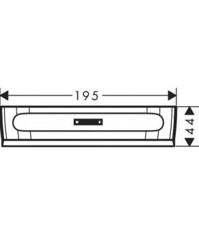 Скребок Hansgrohe Wallstoris 27916700