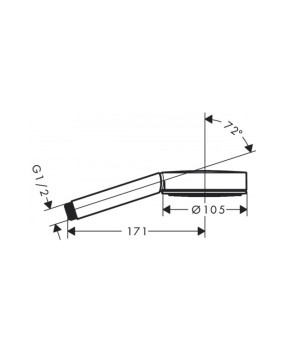 Ручной душ Hansgrohe Pulsify 24120000