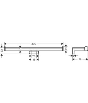Держатель туалетной бумаги Hansgrohe Addstoris 41748700