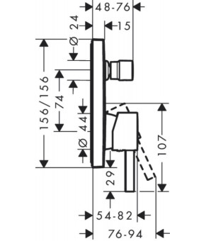 Смеситель Hansgrohe Finoris 76416670
