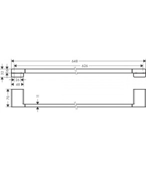 Держатель полотенца Hansgrohe Addstoris 41747140