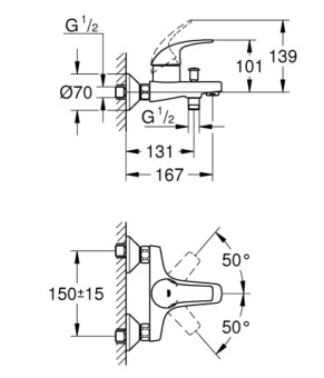 Смеситель Grohe Start Curve 23768000