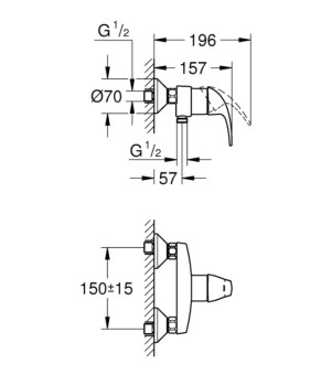 Смеситель Grohe Start Curve 23767000