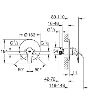 Смеситель Grohe Start Curve 29114000