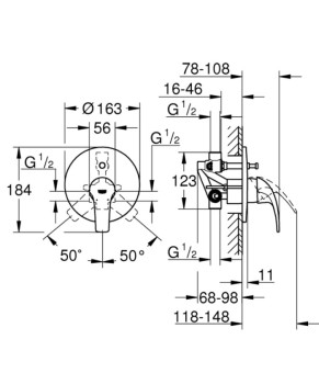 Смеситель Grohe Start Curve 29115000
