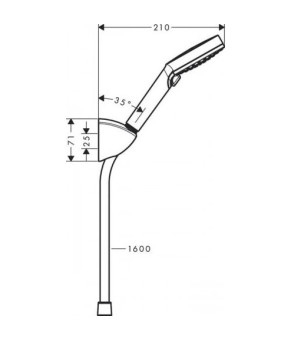Душевой набор Hansgrohe Vernis Blend Vario 26273000