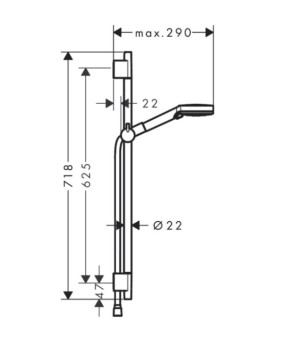 Душевой набор Hansgrohe Vernis Blend Vario 26422670