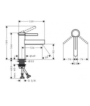 Смеситель Hansgrohe Finoris 76010000